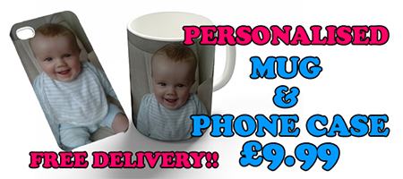 Personalised Phone Case & Mug