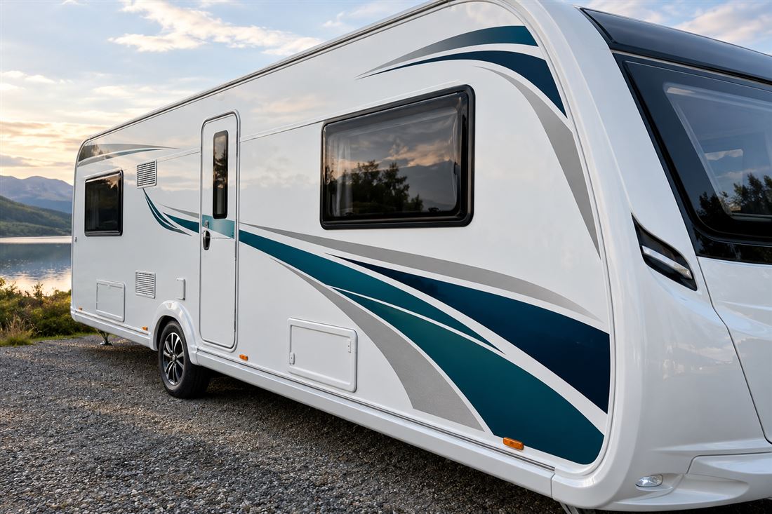 Caravan stripes: replacement sweeping side stripes