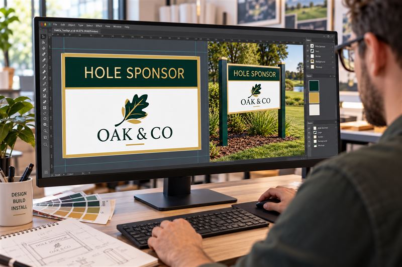 Designed on screen