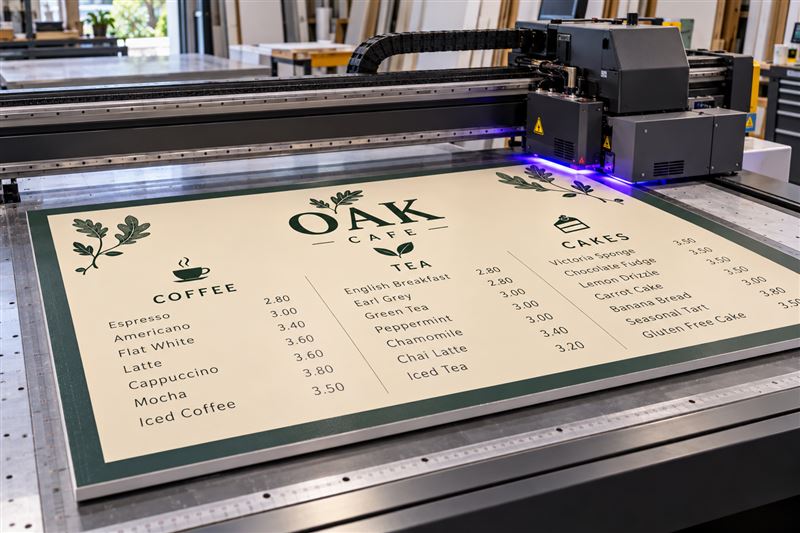Printing and cutting in the workshop