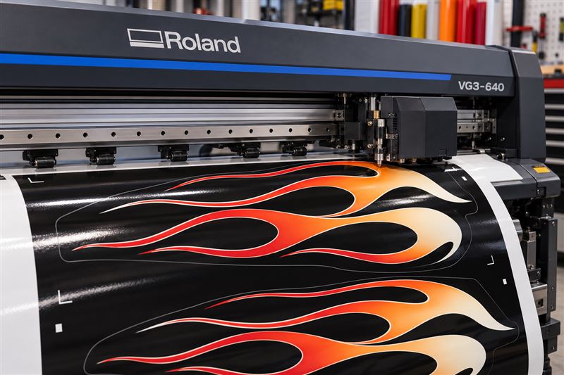 Printing and cutting in the workshop