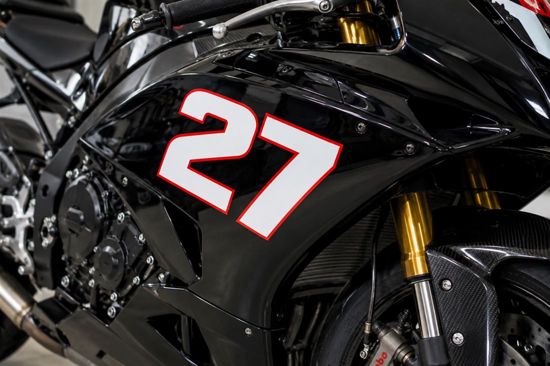 Race numbers: fairing numbers for track day
