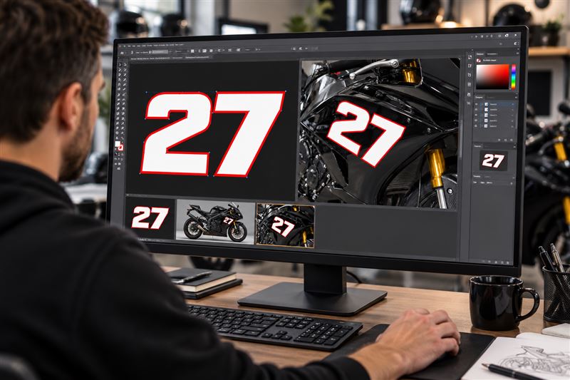 Designed on screen
