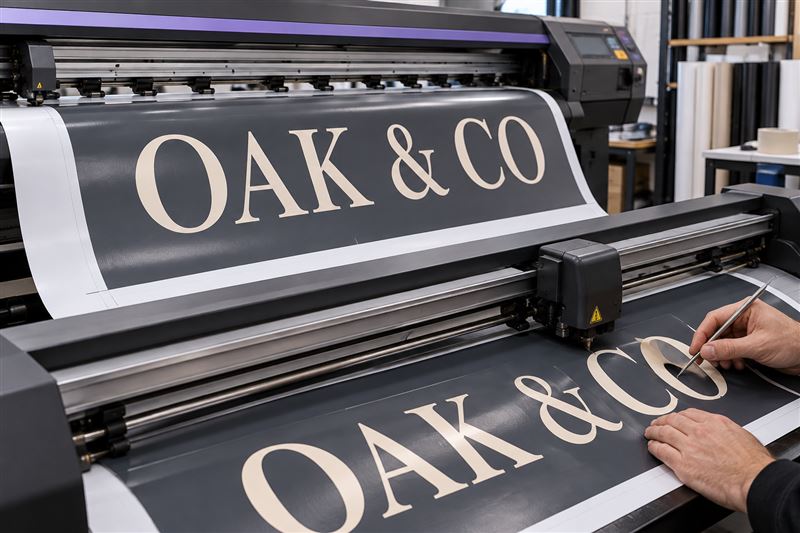 Printing and cutting in the workshop