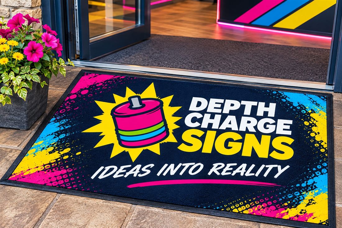 Logo entrance mat